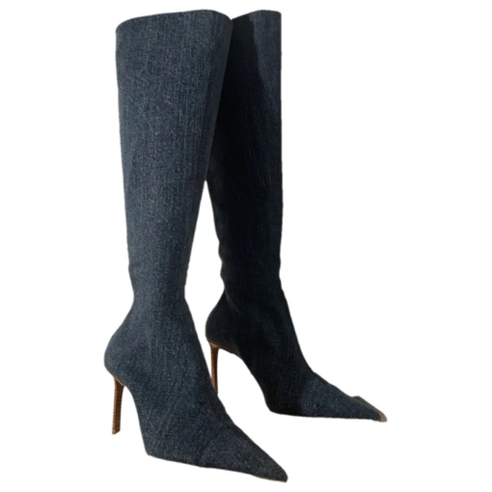 Never Worn Jacquemus Denim Boots